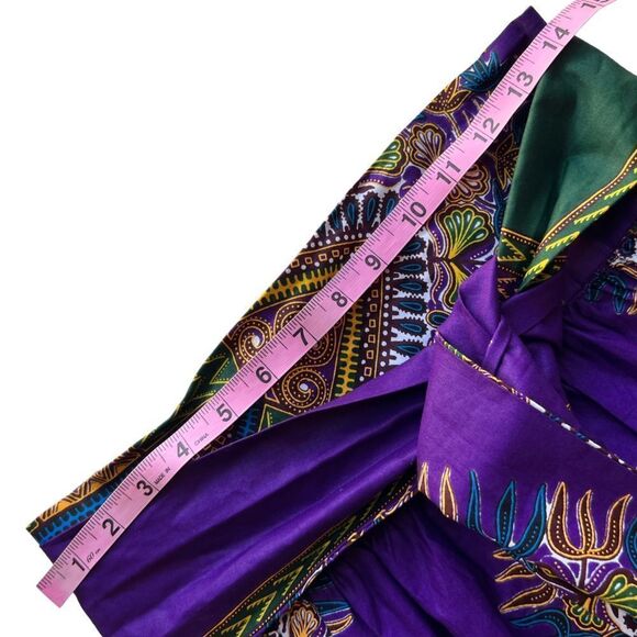 Dashiki Print Maxi Skirt - Picture 7 of 9